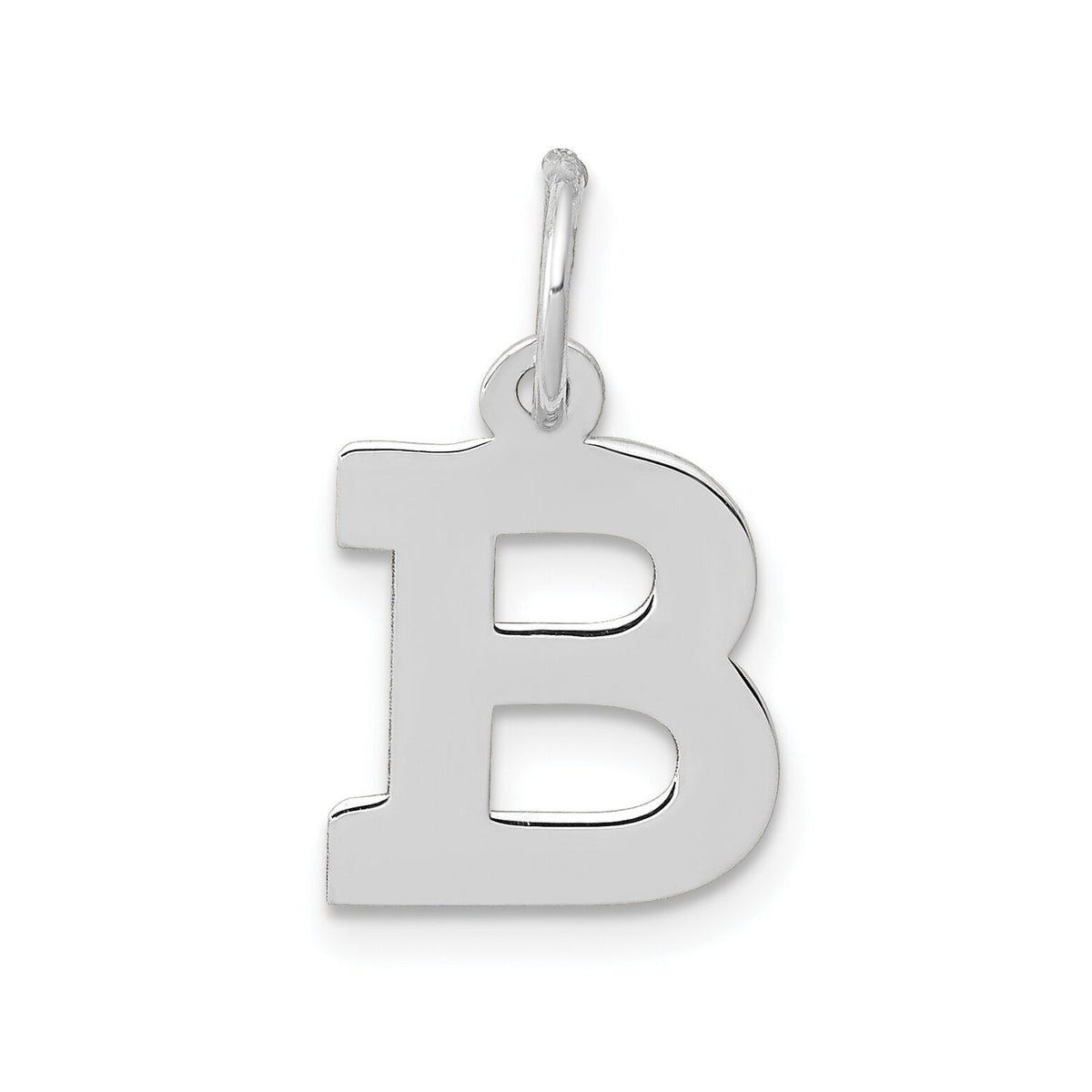14KW Small Block Letter B Initial Charm-YC665B