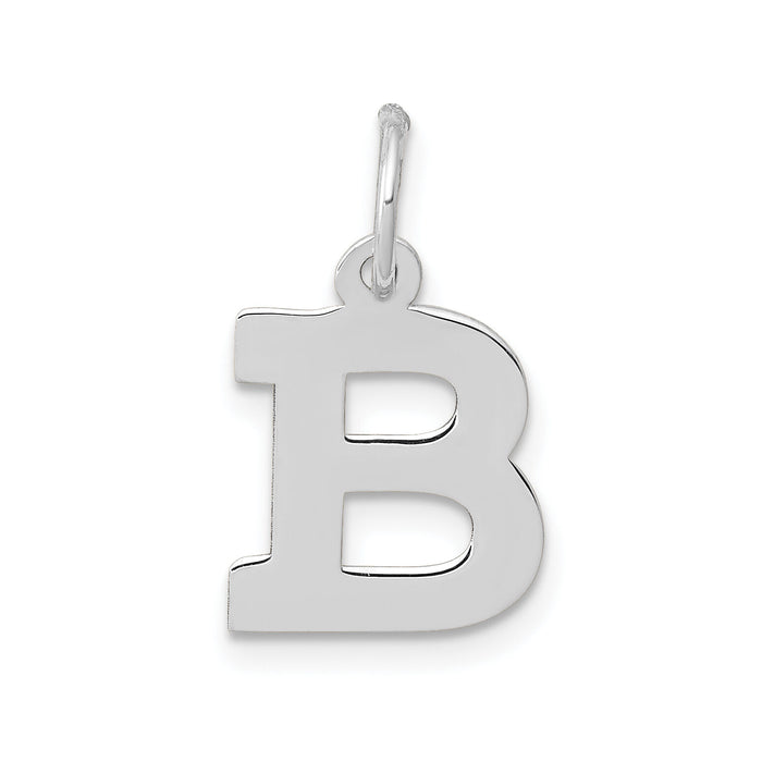 14KW Small Block Letter B Initial Charm-YC665B