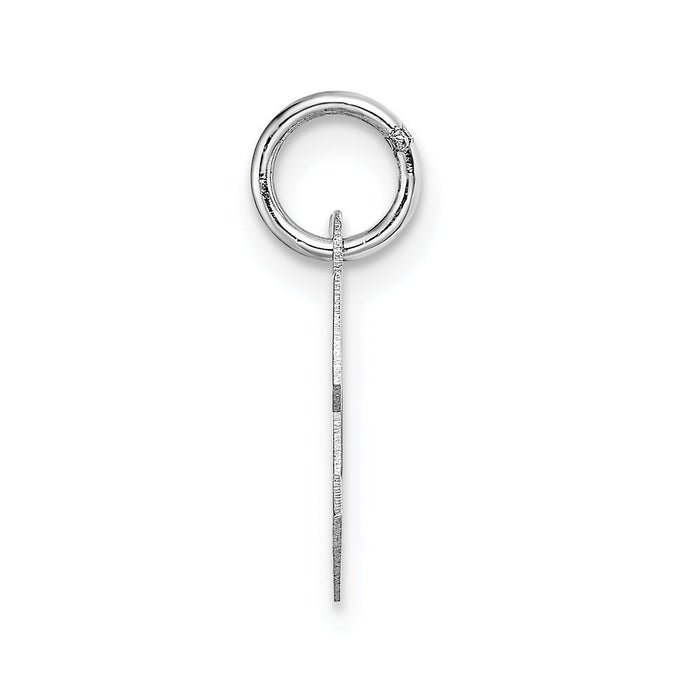 14KW Small Block Letter C Initial Charm-YC665C