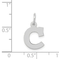 14KW Small Block Letter C Initial Charm-YC665C