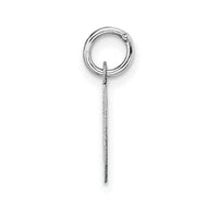14KW Small Block Letter D Initial Charm-YC665D