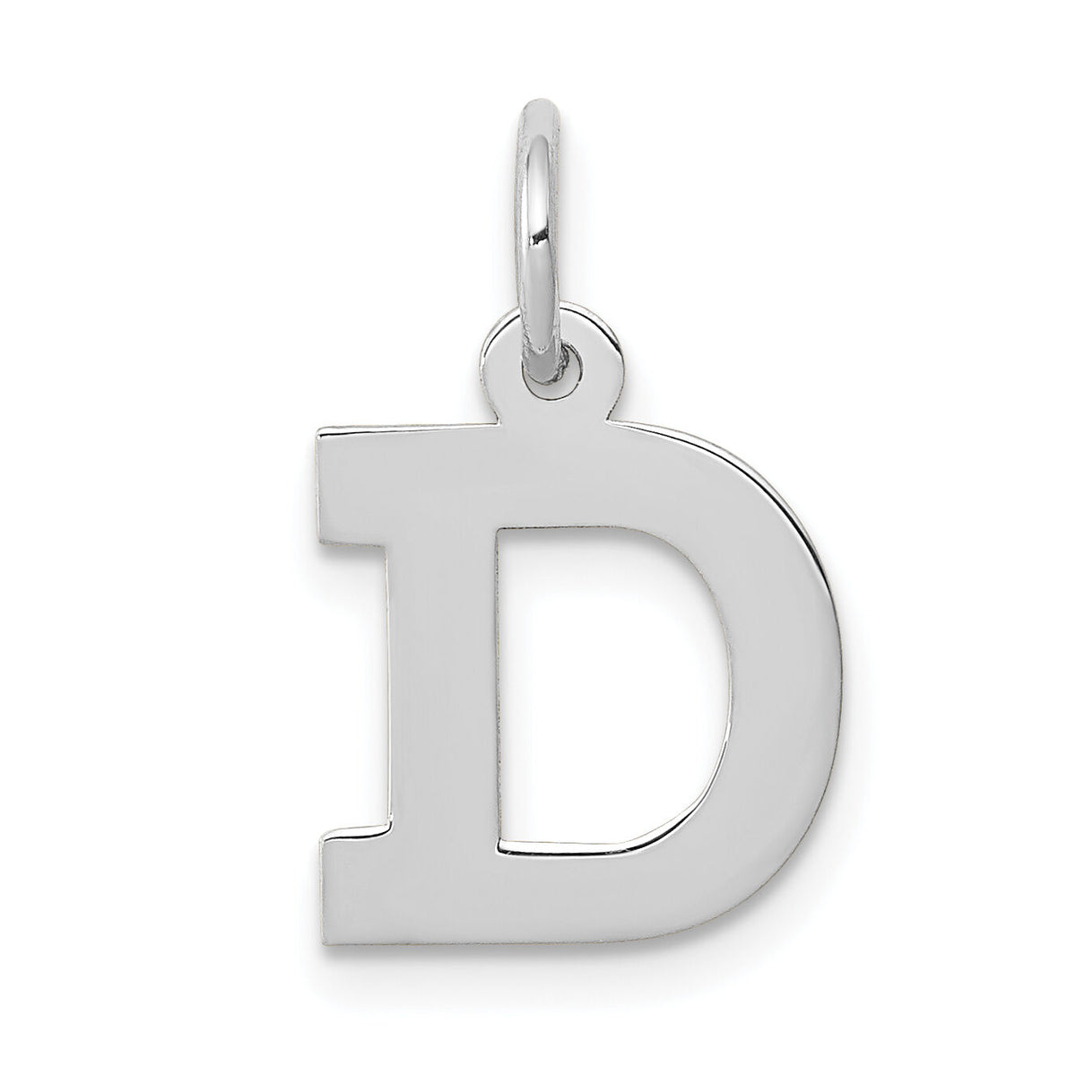 14KW Small Block Letter D Initial Charm-YC665D