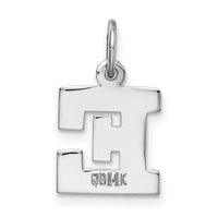 14KW Small Block Letter E Initial Charm-YC665E