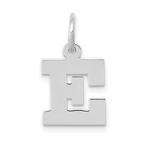 14KW Small Block Letter E Initial Charm-YC665E