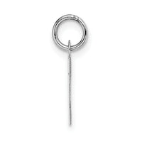 14KW Small Block Letter F Initial Charm-YC665F