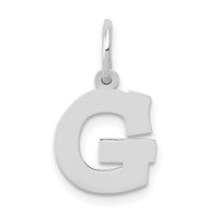 14KW Small Block Letter G Initial Charm-YC665G