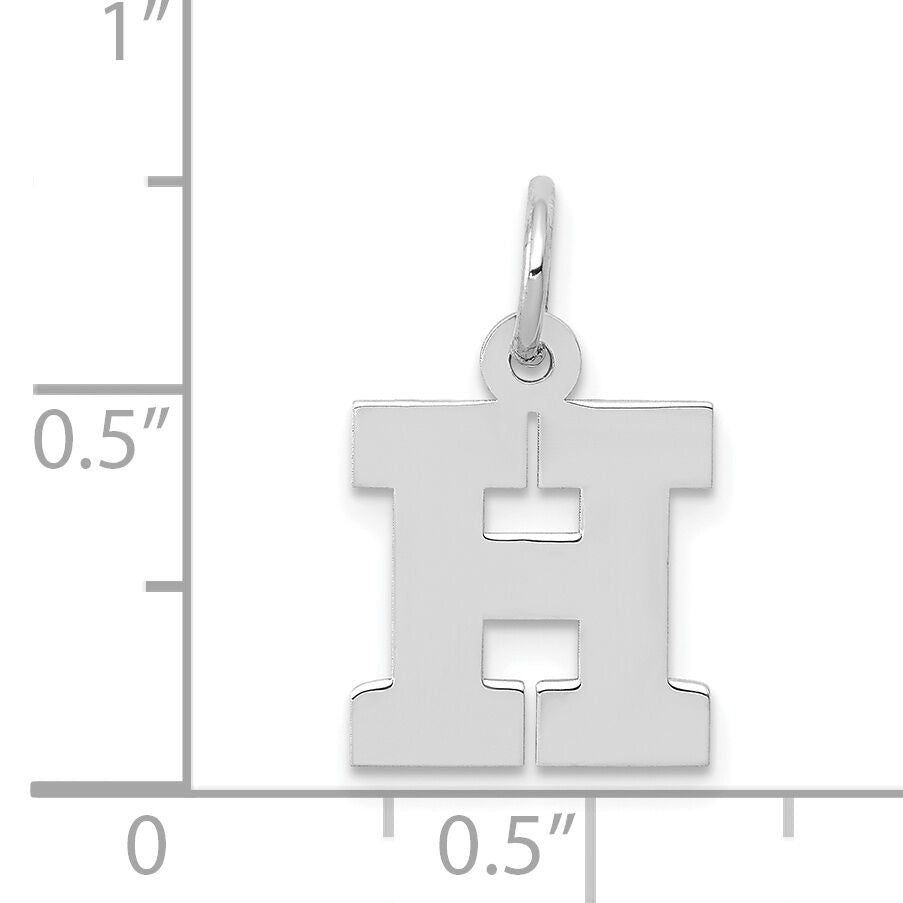 14KW Small Block Letter H Initial Charm-YC665H
