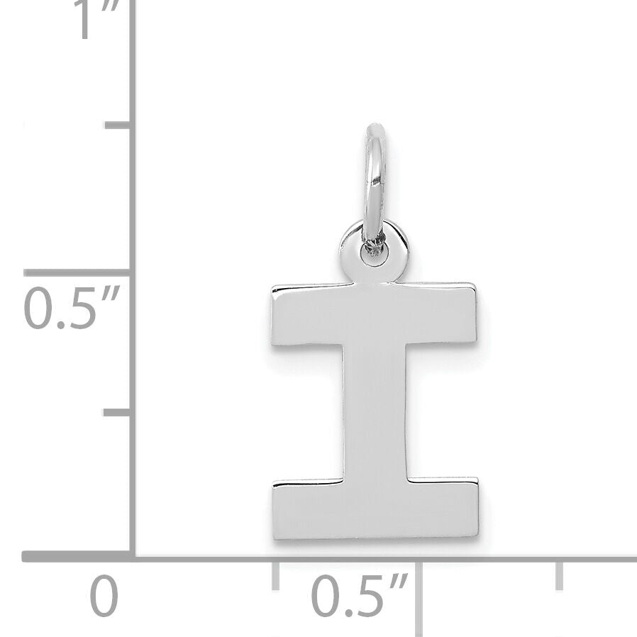 14KW Small Block Letter I Initial Charm-YC665I
