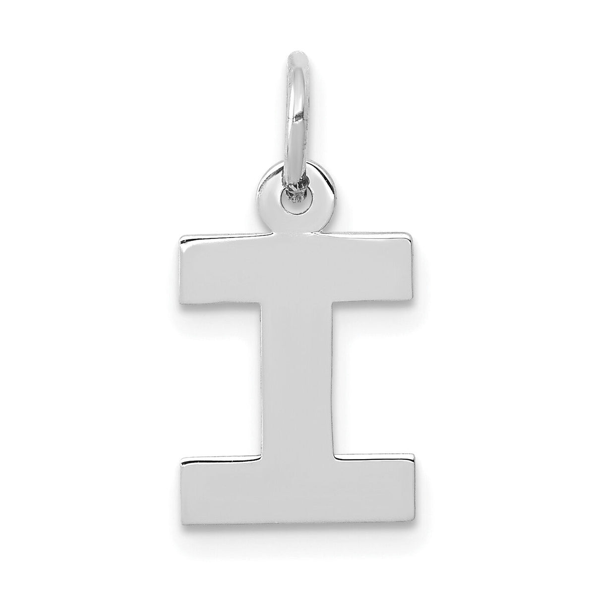 14KW Small Block Letter I Initial Charm-YC665I