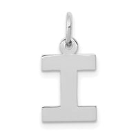 14KW Small Block Letter I Initial Charm-YC665I