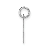 14KW Small Block Letter J Initial Charm-YC665J