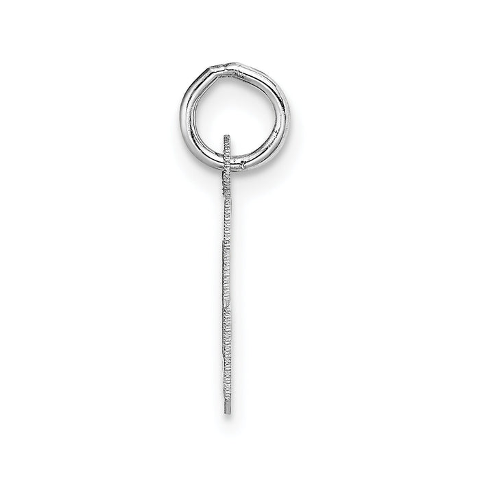 14KW Small Block Letter J Initial Charm-YC665J