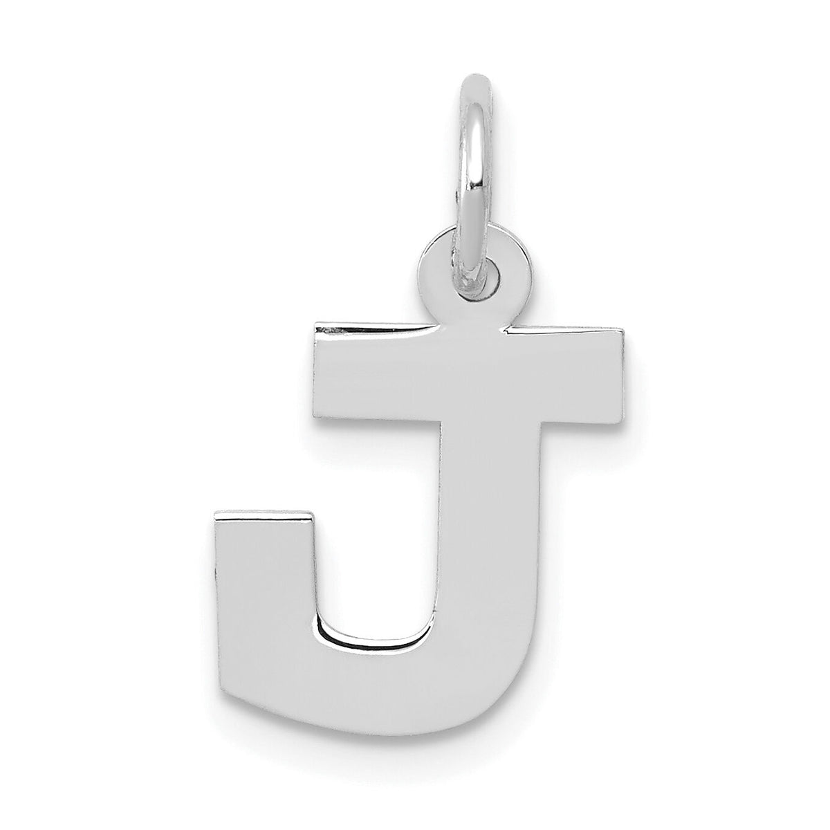 14KW Small Block Letter J Initial Charm-YC665J