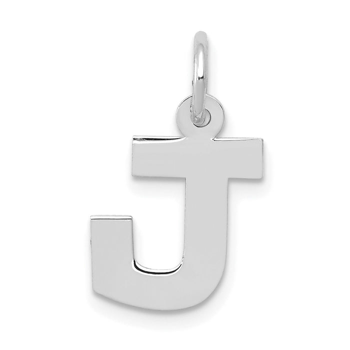 14KW Small Block Letter J Initial Charm-YC665J