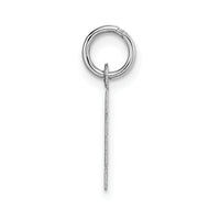 14KW Small Block Letter K Initial Charm-YC665K