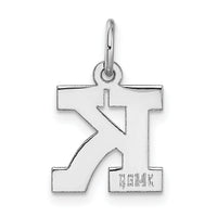 14KW Small Block Letter K Initial Charm-YC665K