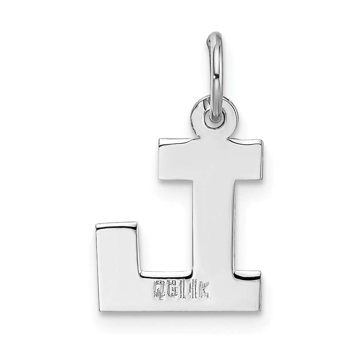 14KW Small Block Letter L Initial Charm-YC665L