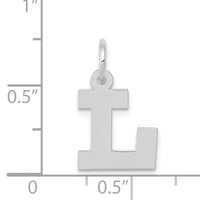 14KW Small Block Letter L Initial Charm-YC665L
