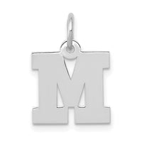 14KW Small Block Letter M Initial Charm-YC665M