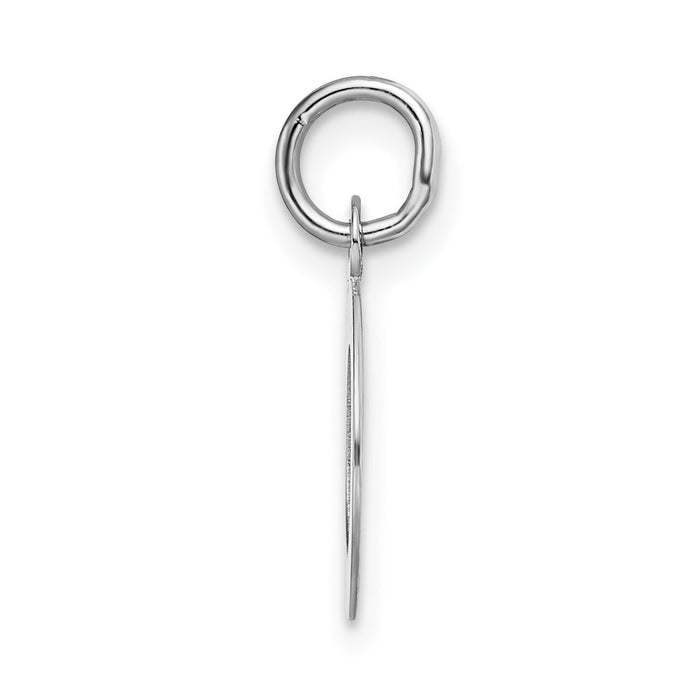 14KW Small Block Letter O Initial Charm-YC665O