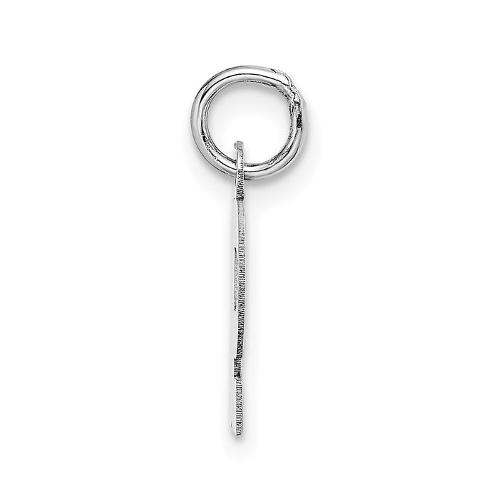 14KW Small Block Letter P Initial Charm-YC665P