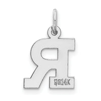 14KW Small Block Letter R Initial Charm-YC665R