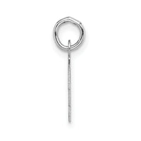 14KW Small Block Letter T Initial Charm-YC665T