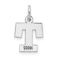 14KW Small Block Letter T Initial Charm-YC665T