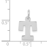 14KW Small Block Letter T Initial Charm-YC665T