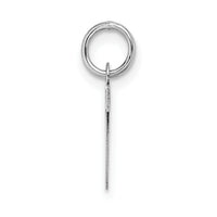 14KW Small Block Letter V Initial Charm-YC665V