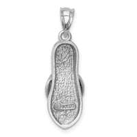 14K White Gold Diamond Sandal Pendant-YC866