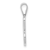 14KW White Gold Script Letter C Initial  Pendant-YC993WC