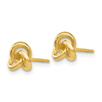 14k Trinity Knot Earrings-YE146
