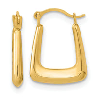 14k Polished Hollow Fancy Hoops-YE1780