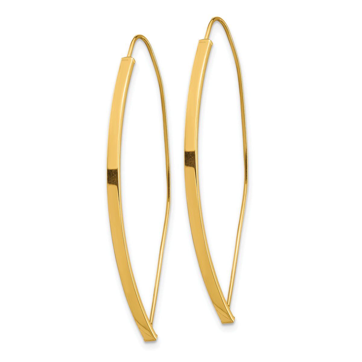 14K Dangle Threader Earrings-YE1853