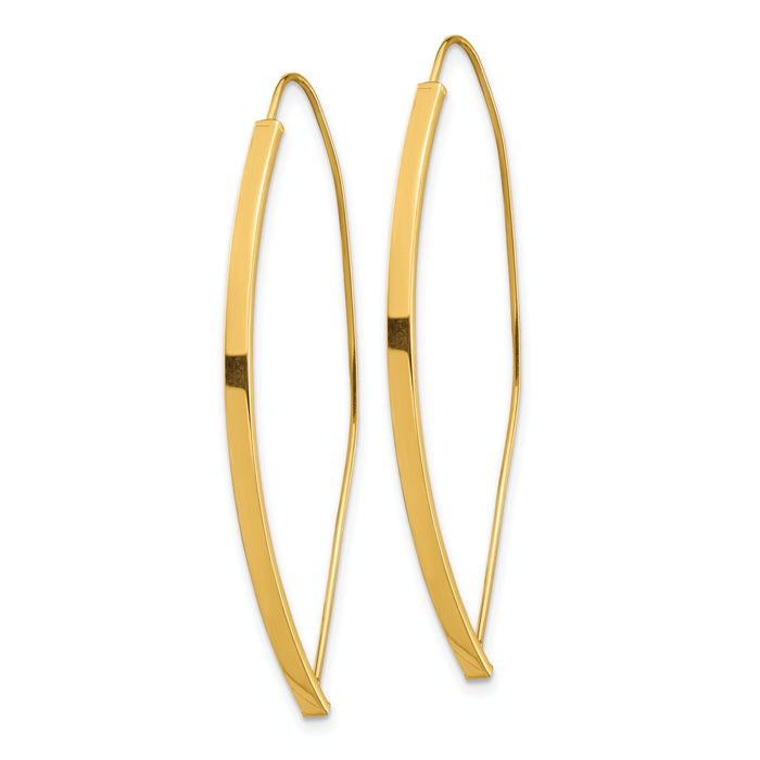 14K Dangle Threader Earrings-YE1853