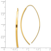 14K Dangle Threader Earrings-YE1853