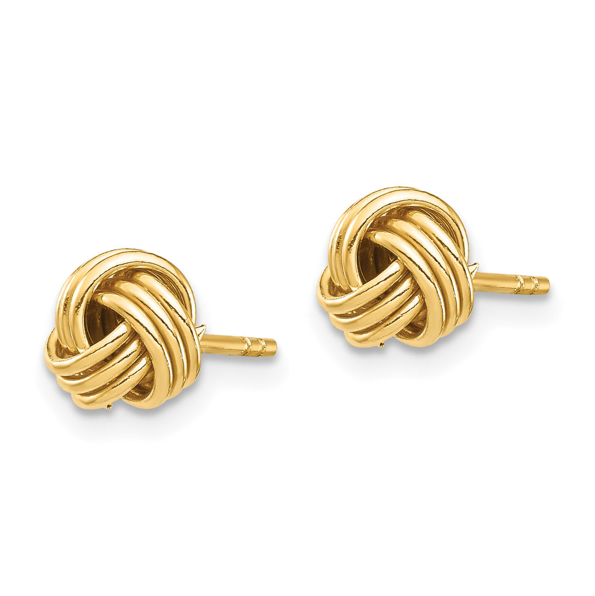14K Love Knot Post Earring-YE1876