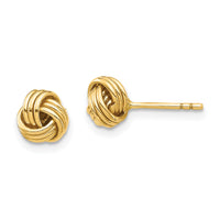 14K Love Knot Post Earring-YE1876