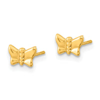 14K Butterfly FW Cultured Pearl and Hoop 3 Pair Earrings Set-YE2099