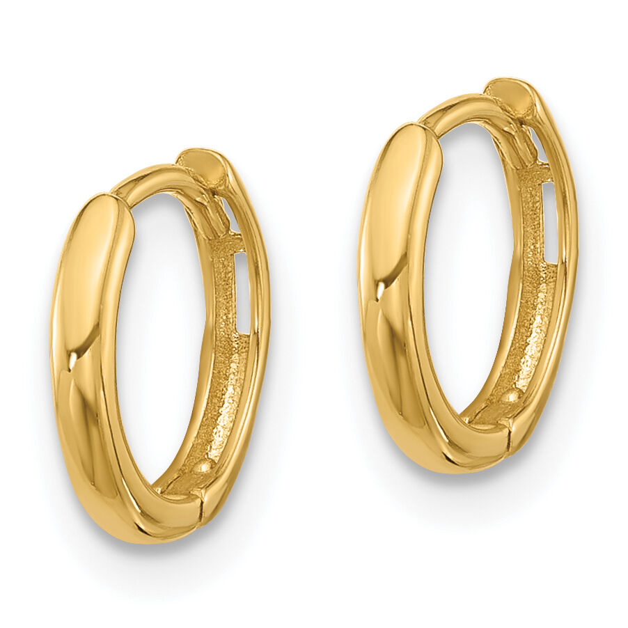 14K Hinged Hoop Earrings-YE2148