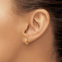14K Hinged Hoop Earrings-YE2148