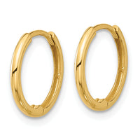 14k Polished 1.45x14mm Hinged Huggie Hoop Earrings-YE2154