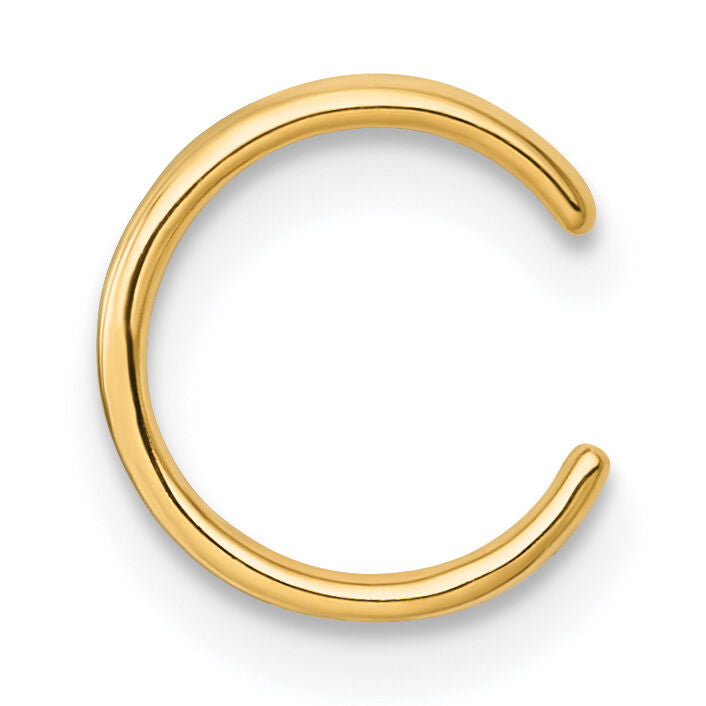 14k Polished 3 Row Single Ear Cuff-YE2253