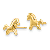 14k Pony Earrings-YE598