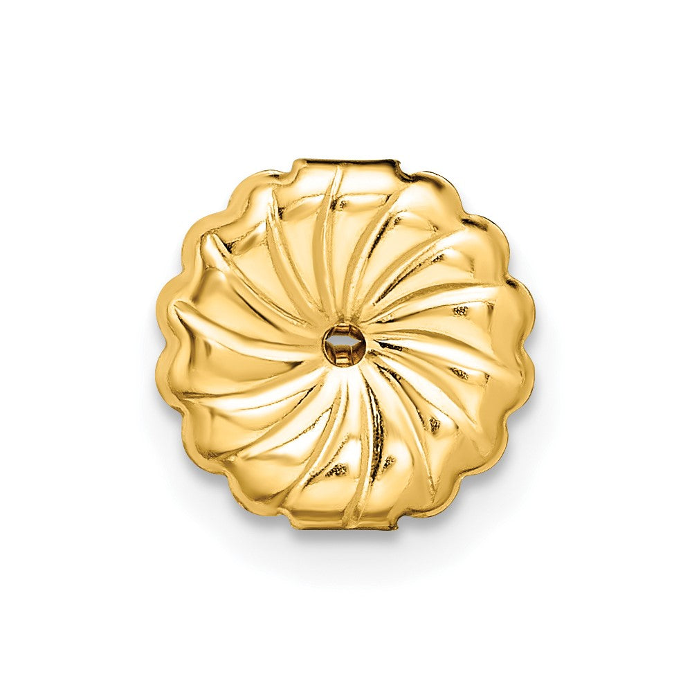 14ky 4 ctw Cert Lab Grown Dia VS+ F+ Round 3 Prong Hvy Wt Earring-EM1007-400C-LD