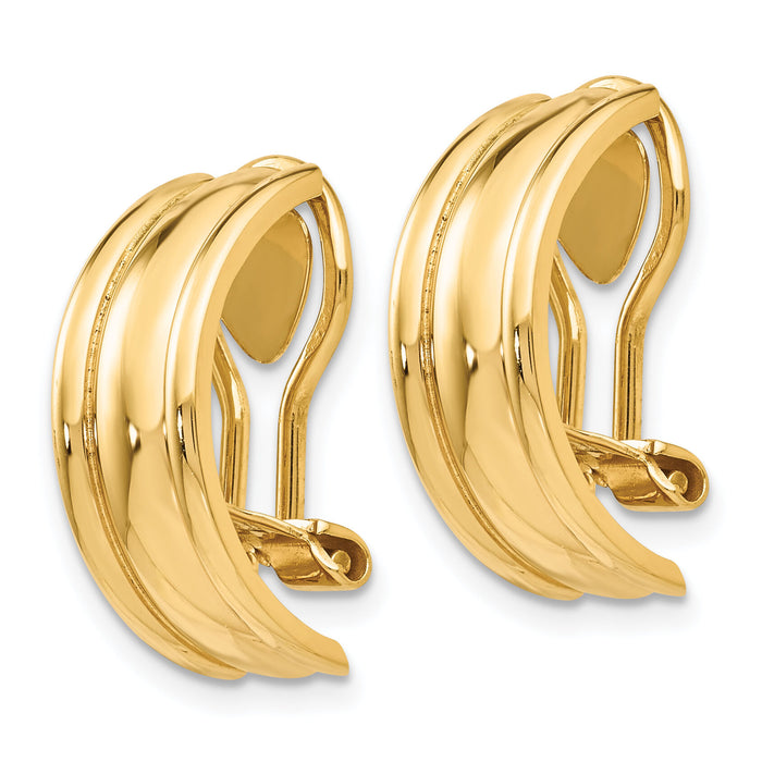 14k Fancy Non-pierced Earrings-Z905