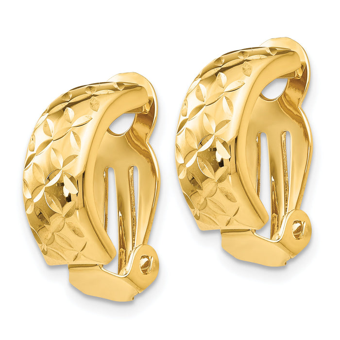 14k Non-Pierced Earrings-Z918