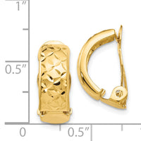 14k Non-Pierced Earrings-Z918