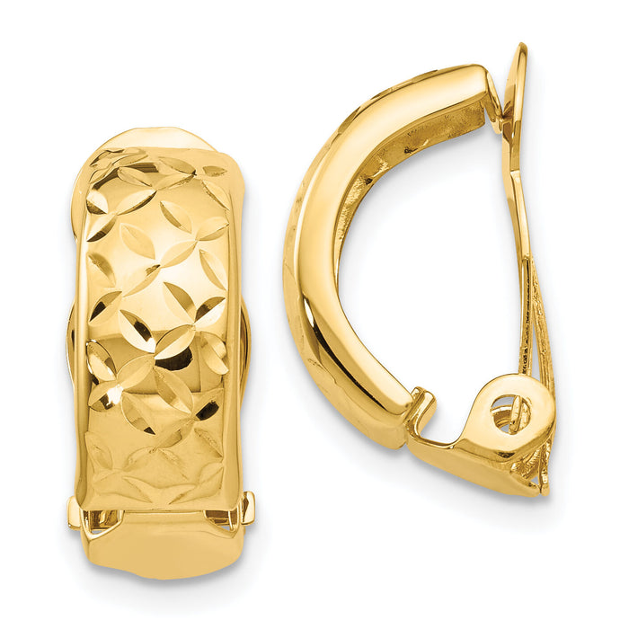 14k Non-Pierced Earrings-Z918